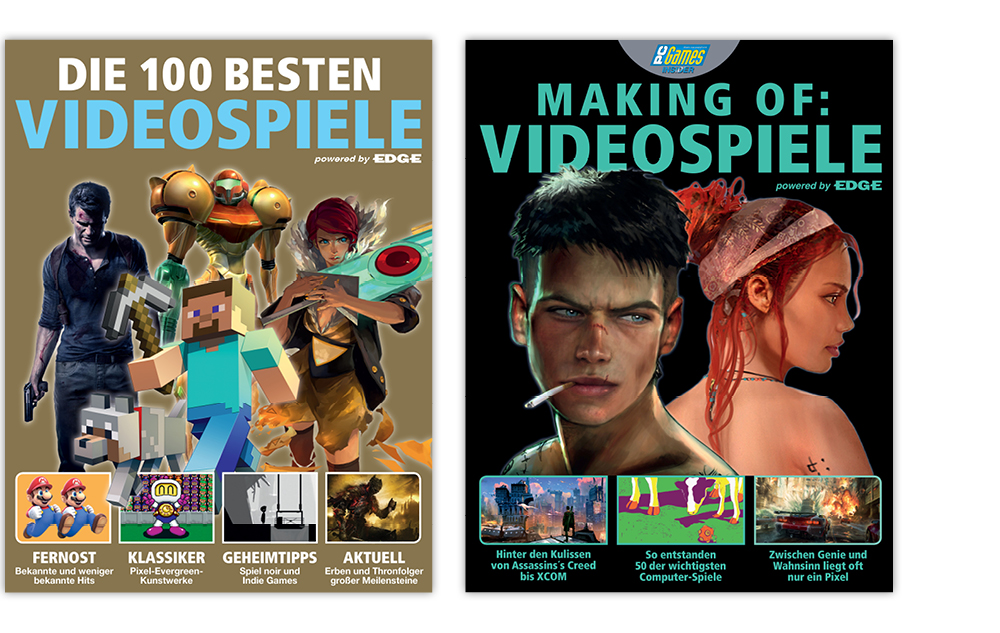 bookazines Titel: Die 100 besten Videospiele, Making of Videospiele