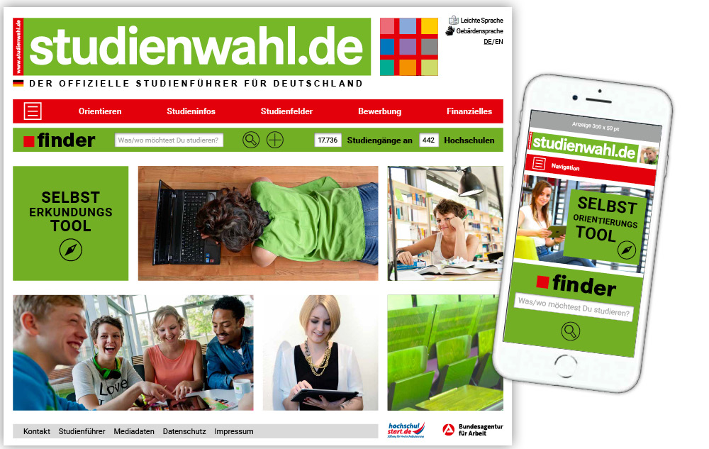 website Studienwahl.de